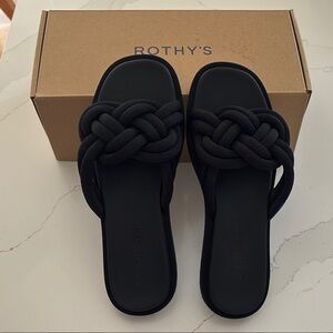 Rothy's Black Knotted Sandals
